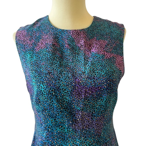 NANETTE LEPORE DRESS 100% SILK SHEATH LINED SUMMER PARTY POCKETS WEDDING GUEST 6 - Picture 3 of 10